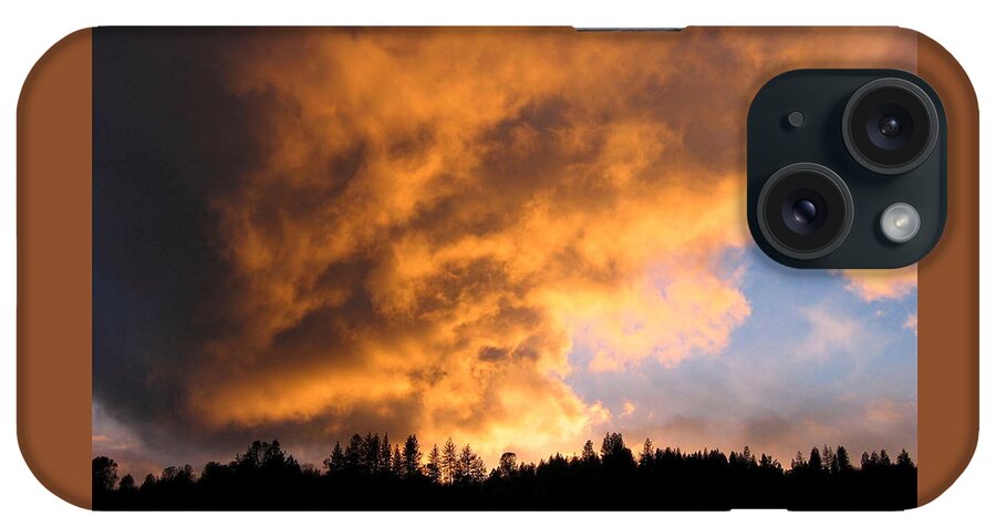 Sunset iPhone Case featuring the photograph Winter Sunset Nevada County California #2 by Larry Bacon