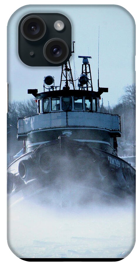 Tug iPhone Case featuring the photograph Winter Tug by Tim Nyberg