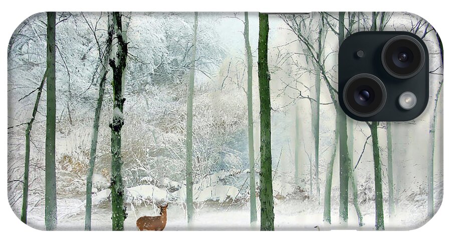 Winter iPhone Case featuring the photograph Winter Woodland by Jessica Jenney