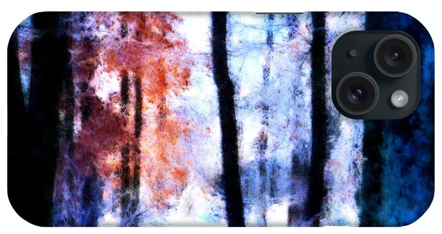 Winter Woods Tree Trees Forest Ice Snow Craig Walters Photo Art Photograph Photographic A An The iPhone Case featuring the digital art Winter Woods by Craig Walters