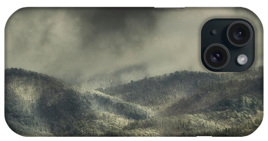 Mountains iPhone Case featuring the photograph Winters Dance by Mike Eingle