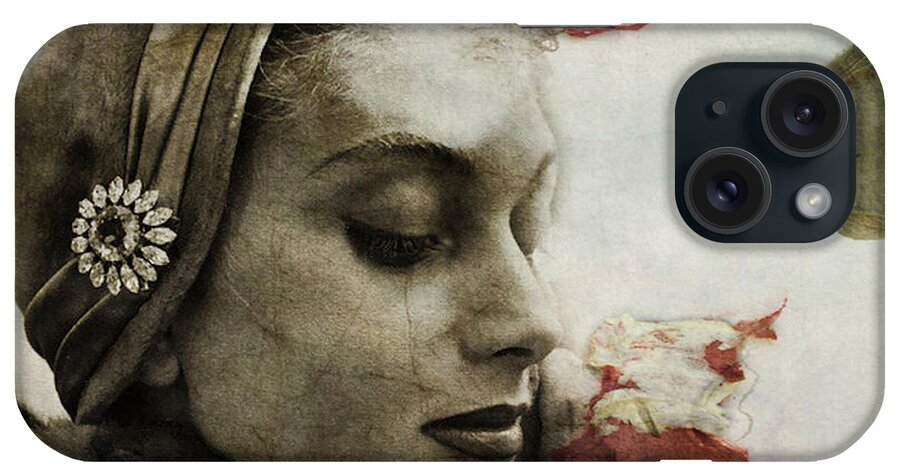 Love iPhone Case featuring the mixed media Without You by Paul Lovering