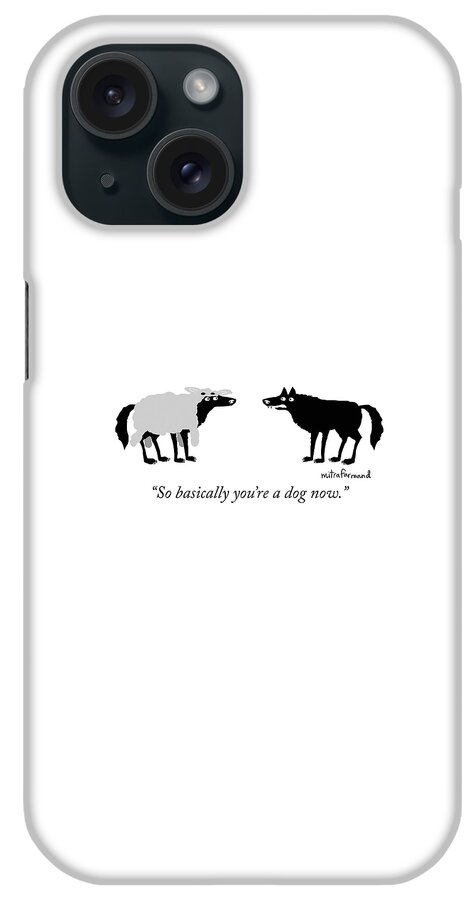 Wolf Identity Issues iPhone Case