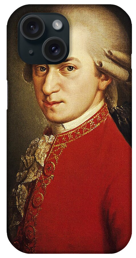 History iPhone Case featuring the photograph Wolfgang Amadeus Mozart, Austrian by Photo Researchers