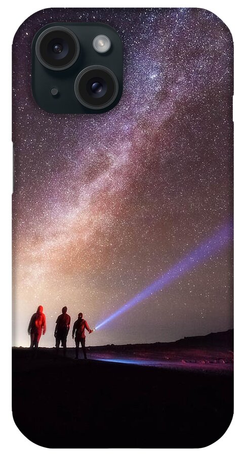 Milkyway iPhone Case featuring the photograph Wondering by Micah Roemmling