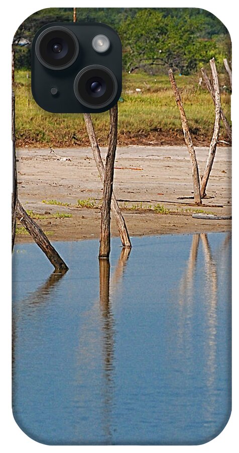 Wather iPhone Case featuring the photograph Wood walk by Galeria Trompiz