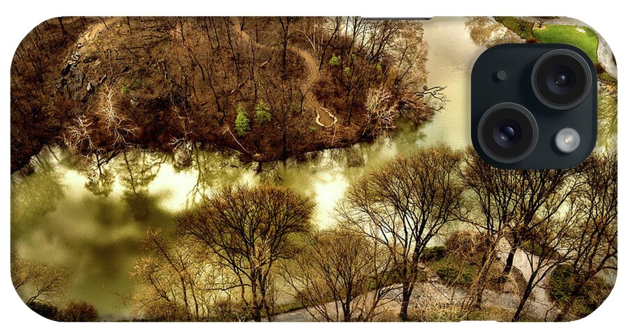 New iPhone Case featuring the photograph Woods of Central Park by M G Whittingham