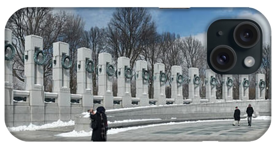 World War Ii Memorial iPhone Case featuring the photograph World War II Panorama by George Taylor