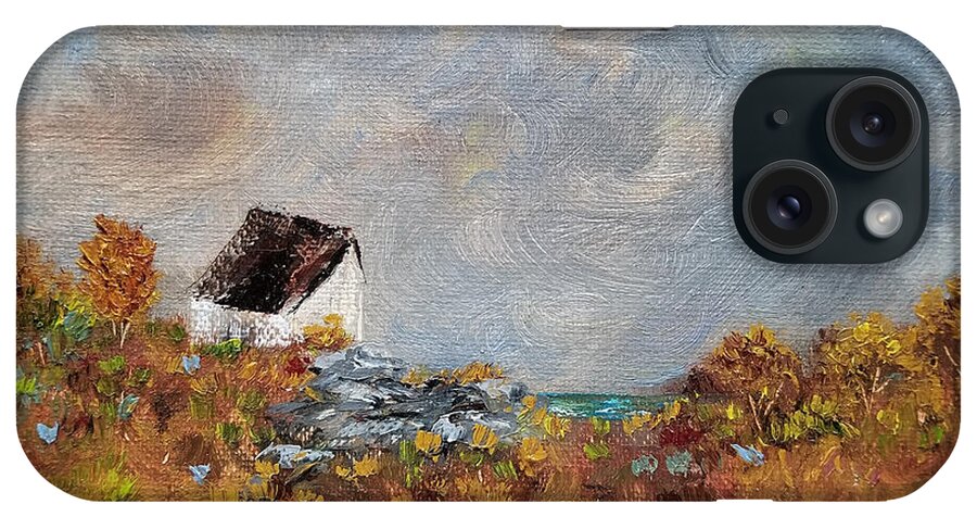 Landscape iPhone Case featuring the painting Worth the Climb by Judith Rhue