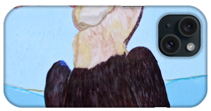 Wrinklebill iPhone Case featuring the painting Wrinklebill by Jamie Downs