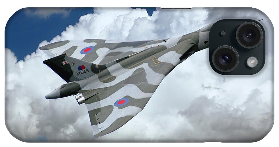 Avro iPhone Case featuring the digital art XH558 Pass by Airpower Art