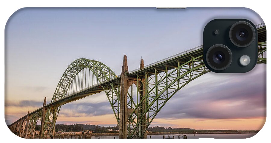 Oregon iPhone Case featuring the photograph Yaquina Bay bridge by Paul Quinn