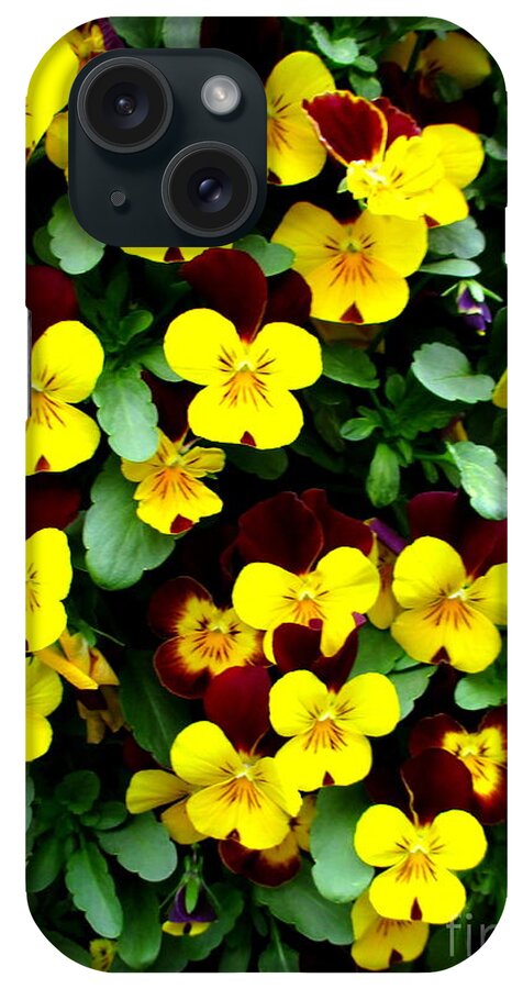 Yellow iPhone Case featuring the photograph Yellow Flowers by Randall Weidner