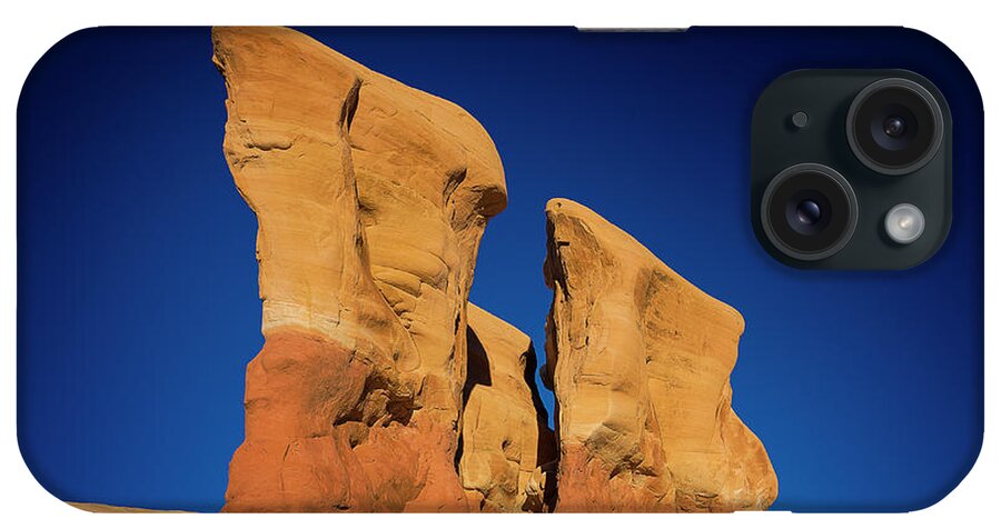 Arches iPhone Case featuring the photograph Yellow Pillars by Edgars Erglis