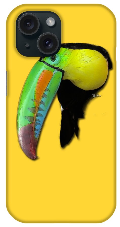 Toucan iPhone Case featuring the photograph Yellow Toucan by Russ Harris