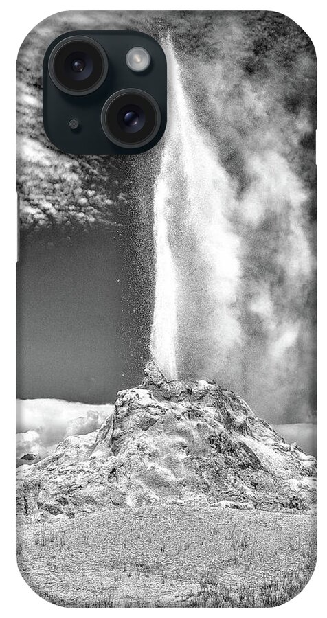 White Dome Geyser iPhone Case featuring the photograph Yellowstone Geyser by Richard J Cassato