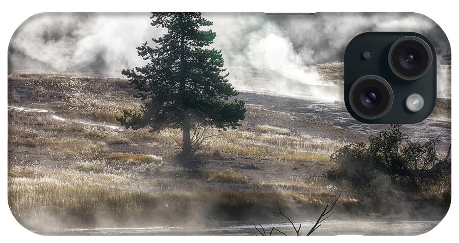 Yellowstone iPhone Case featuring the photograph Yellowstone Mood - 9 Color Edition by Alex Mironyuk
