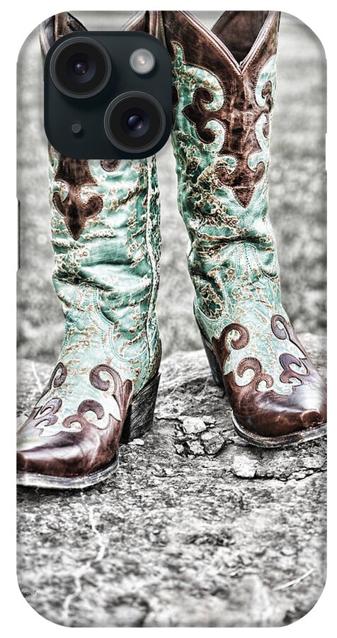 Boot iPhone Case featuring the photograph Yes Please by Sharon Popek