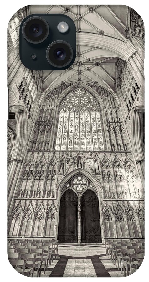 York iPhone Case featuring the photograph York Minster UK by Jack Torcello
