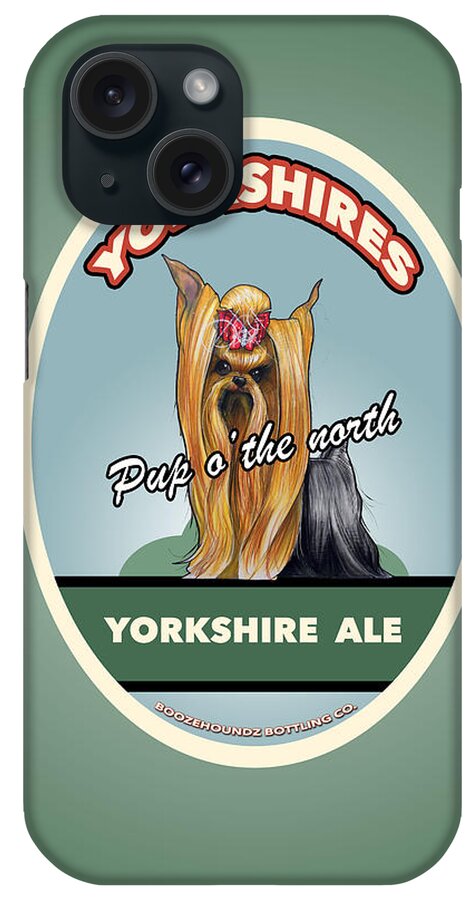 Beer iPhone Case featuring the drawing Yorkshire Ale by John LaFree