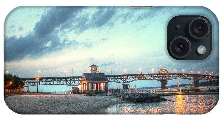 Yorktown iPhone Case featuring the photograph Yorktown Virginia - Coleman Bridge by Dave Lynch