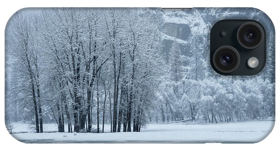 Landscapes iPhone Case featuring the photograph Yosemite - A Winter Wonderland by Sandra Bronstein