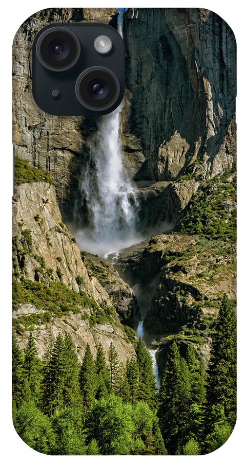 Af Zoom 24-70mm F/2.8g iPhone Case featuring the photograph Yosemite Falls by John Hight