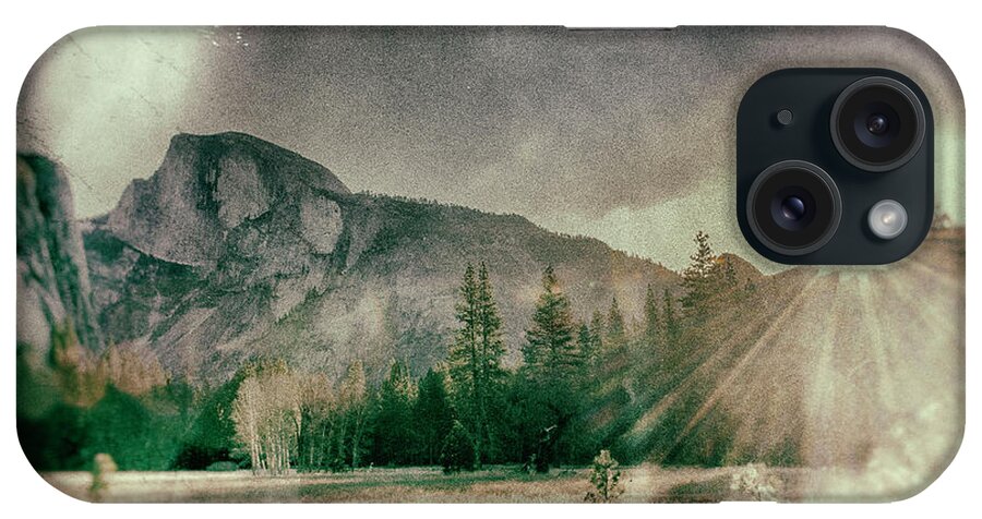 Yosemite iPhone Case featuring the photograph Yosemite Valley Half Dome Collodion by Lawrence Knutsson