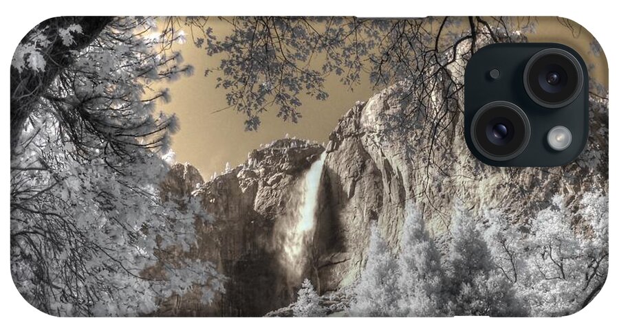 Yosemite iPhone Case featuring the photograph Yosemite Waterfall by Jane Linders