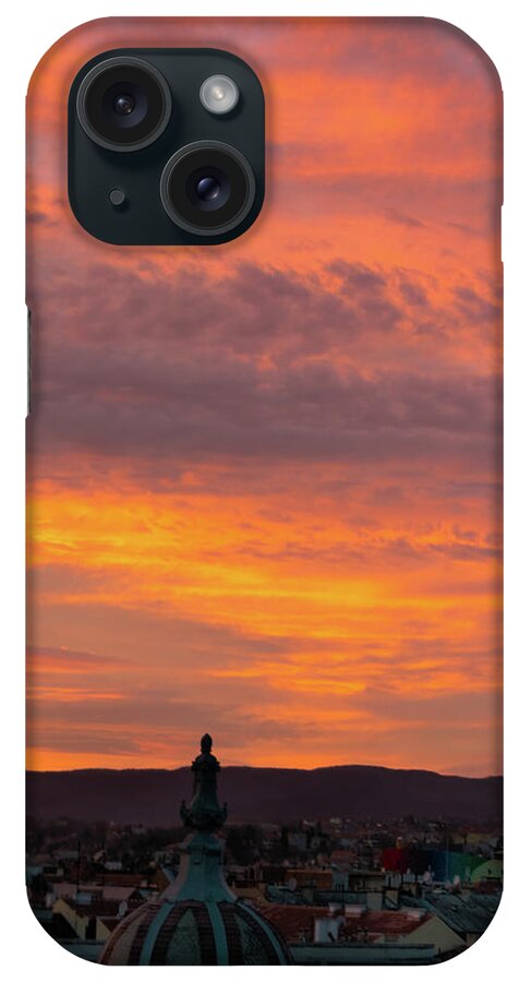 Zagreb iPhone Case featuring the photograph Zagreb Sunset 5 by Steven Richman