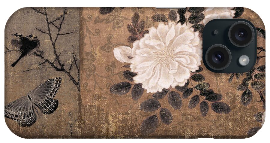 Chinese Style Art iPhone Case featuring the painting Zen Spice by Mindy Sommers