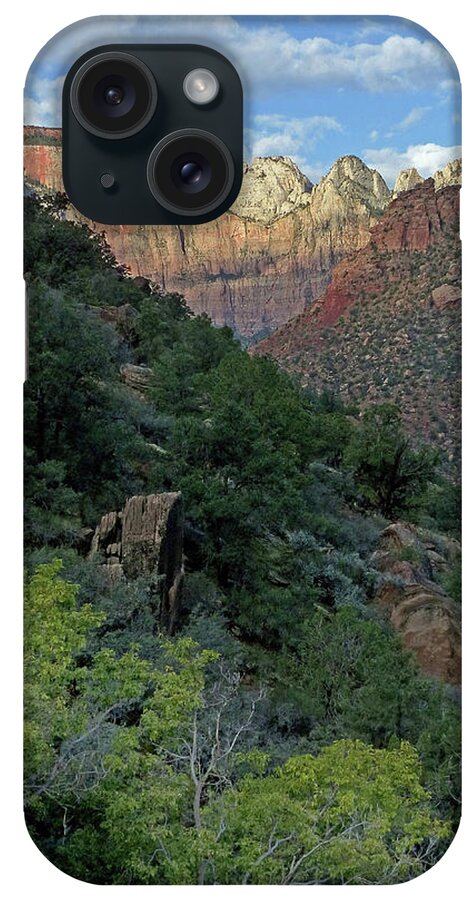 Zion iPhone Case featuring the photograph Zion Morning by JustJeffAz Photography