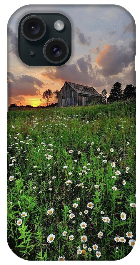 Sunset Medina Ohio Chippewa Inlet Trail Buckeye Woods iPhone Case featuring the photograph A Sunset in the Country.... #1 by Jeff Burcher
