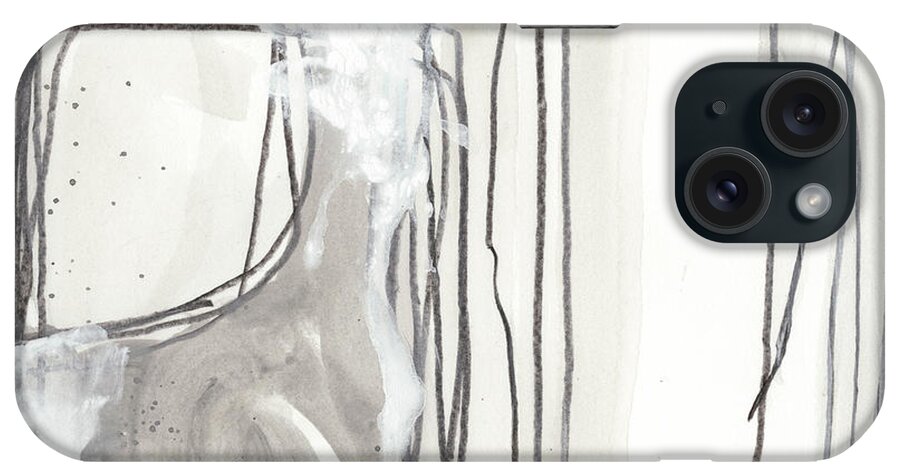 Abstract iPhone Case featuring the painting Abstract Logic I #1 by June Erica Vess