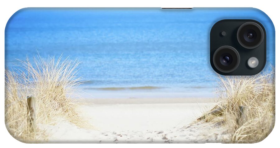 Scenics iPhone Case featuring the photograph Access To A Quiet Beach #1 by Rike 
