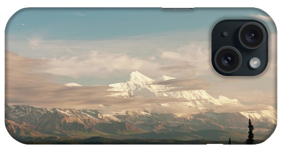 Scenics iPhone Case featuring the photograph Alaska Range With Mt Foraker #1 by John Elk