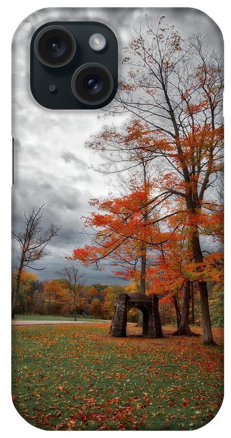 Chestnut Ridge County Park iPhone Case featuring the photograph An Autumn Day At Chestnut Ridge Park #1 by Guy Whiteley