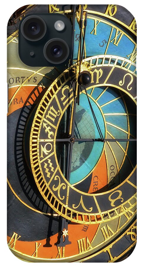 Prague iPhone Case featuring the photograph Astronomical Clock in Prague #2 by Artur Bogacki
