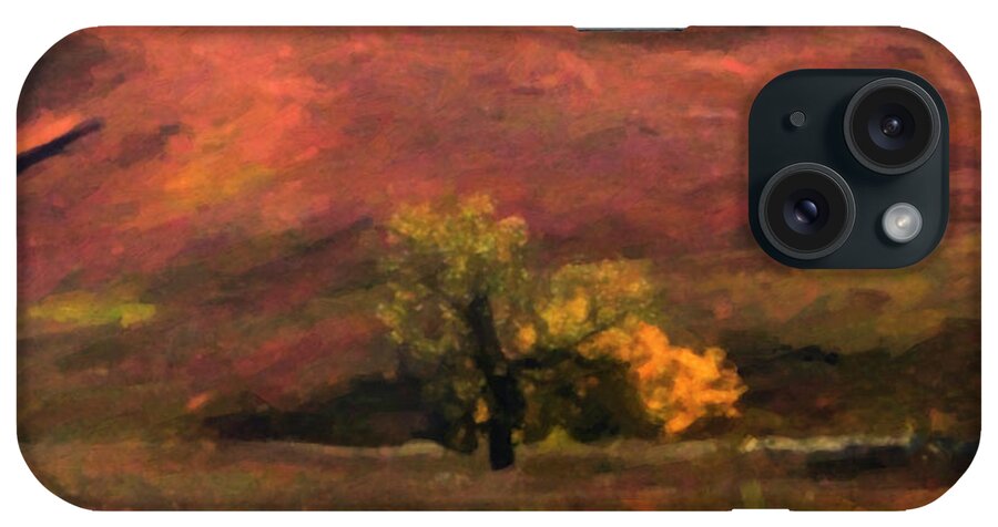 Landscapes iPhone Case featuring the painting Autumn #1 by Gerlinde Keating