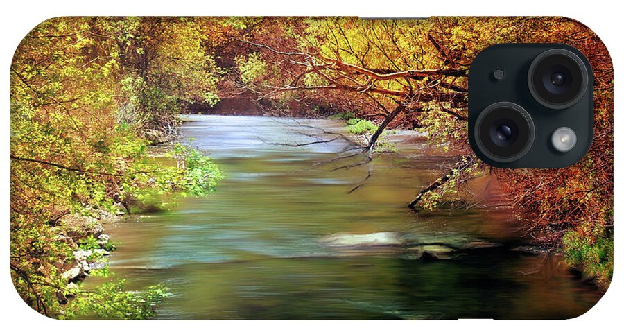 River iPhone Case featuring the photograph Autumn River #1 by Elaine Manley