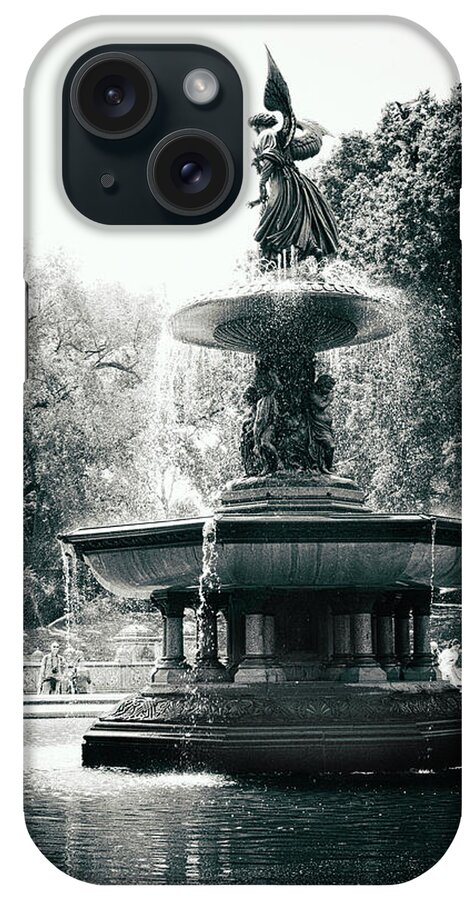 Bethesda Fountain iPhone Case featuring the photograph Bethesda Fountain by Jessica Jenney
