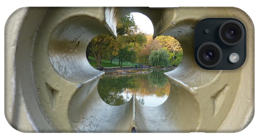 Bow Bridge iPhone Case featuring the photograph Keyhole on the Bow Bridge by Patricia Caron