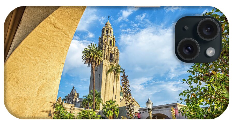 California Tower iPhone Case featuring the photograph California Tower #1 by Joseph S Giacalone