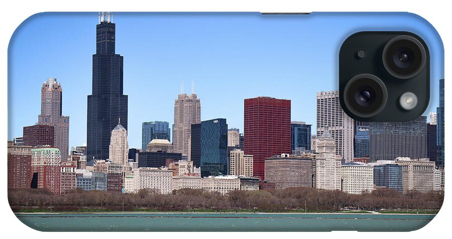 Chicago iPhone Case featuring the photograph Chicago Skyline #1 by Veronica Batterson