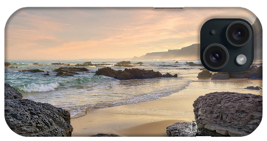 Algarve iPhone Case featuring the photograph Costa Vicentina rocks #2 by Mikehoward Photography
