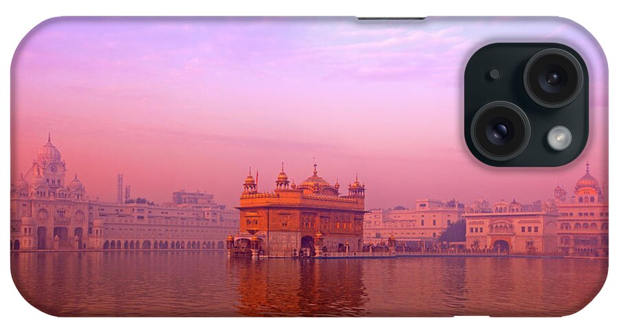 Dawn iPhone Case featuring the photograph Dawn At The Golden Temple, Amritsar #1 by Adrian Pope