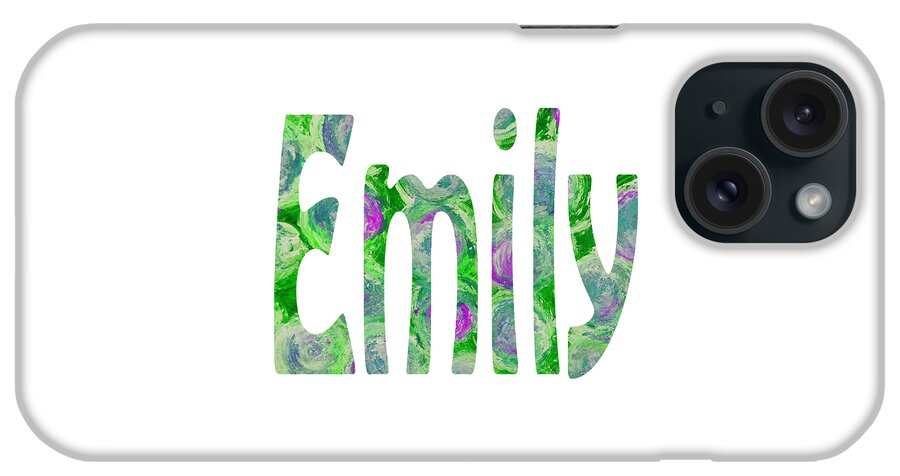 Emily iPhone Case featuring the digital art Emily by Corinne Carroll