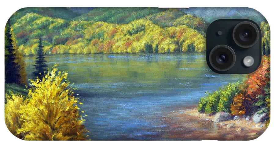 Landscape iPhone Case featuring the painting Fall Colors by Rick Hansen