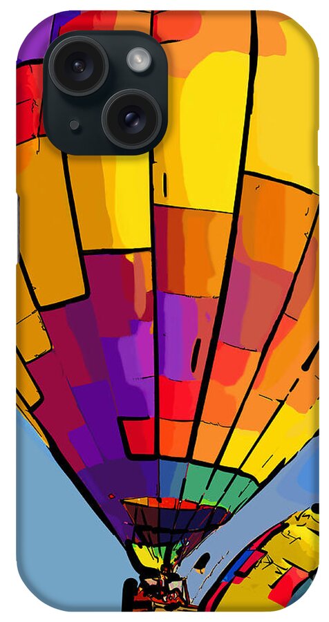 Hot-air iPhone Case featuring the digital art First Up by Kirt Tisdale