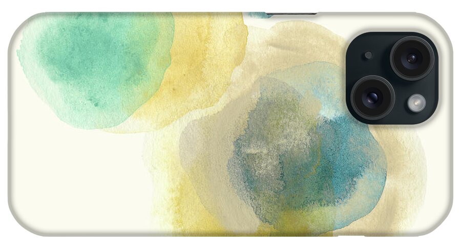 Abstract iPhone Case featuring the painting Fluid Geology IIi #1 by June Erica Vess